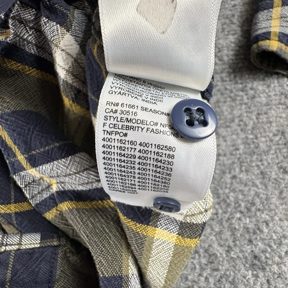 The North Face Shirt Men's XL Green Plaid Never Stop Exploring Gorpcore Hiking